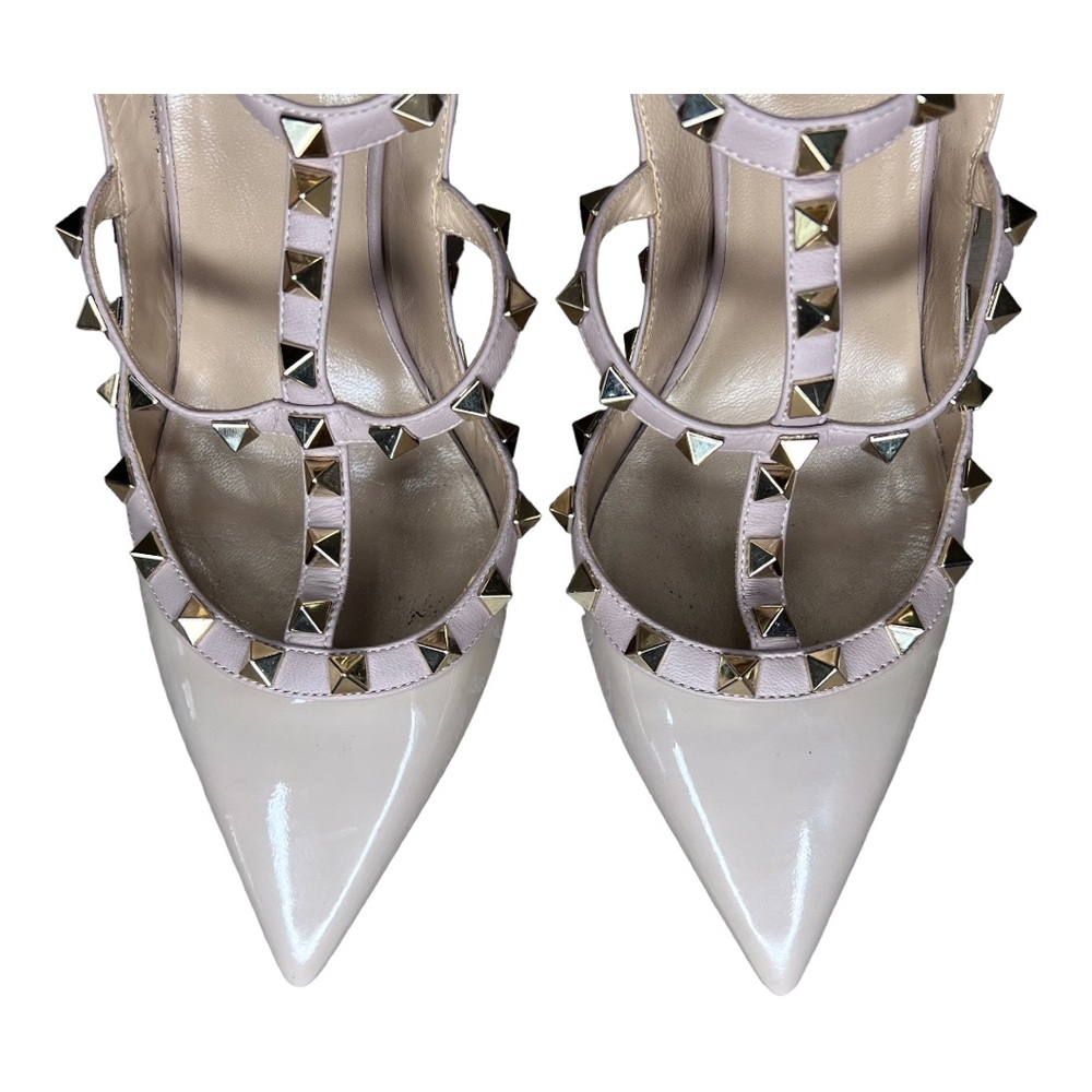 Valentino Garavani Rockstud Caged Pointed Toe Heels - Picture 5 of 13